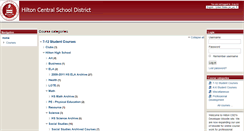 Desktop Screenshot of learn.hiltoncsd.net